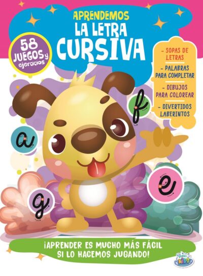 LIBRO BRAINY KIDS APRENDEMOS LA LETRA CURSIVA