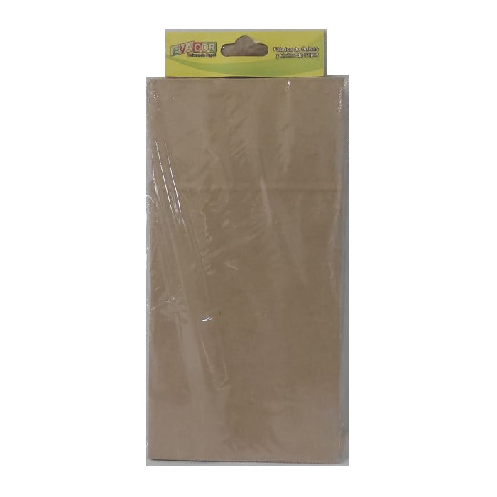 BOLSA SOUVENIR EVACOR 12x25x7cm X 10 UNIDADES KRAFT