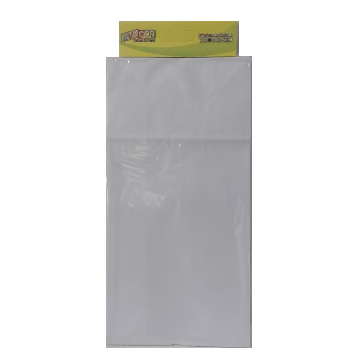 BOLSA SOUVENIR EVACOR 12x25x7cm X 10 UNIDADES BLANCO