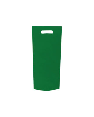 BOLSA TELA RIÑON CHICA 15X21X7CM VERDE OSCURO