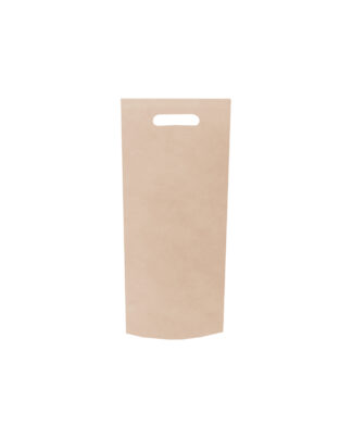 BOLSA TELA BOTELLA 17X40X10CM BEIGE