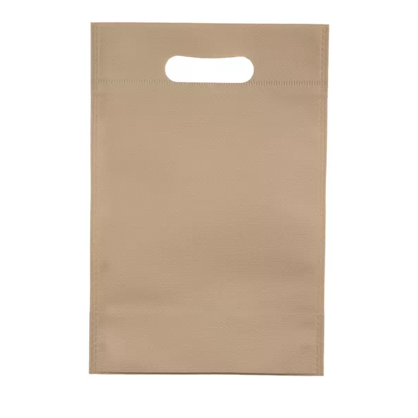 BOLSA TELA RIÑON GRANDE 30X40X10CM BEIGE