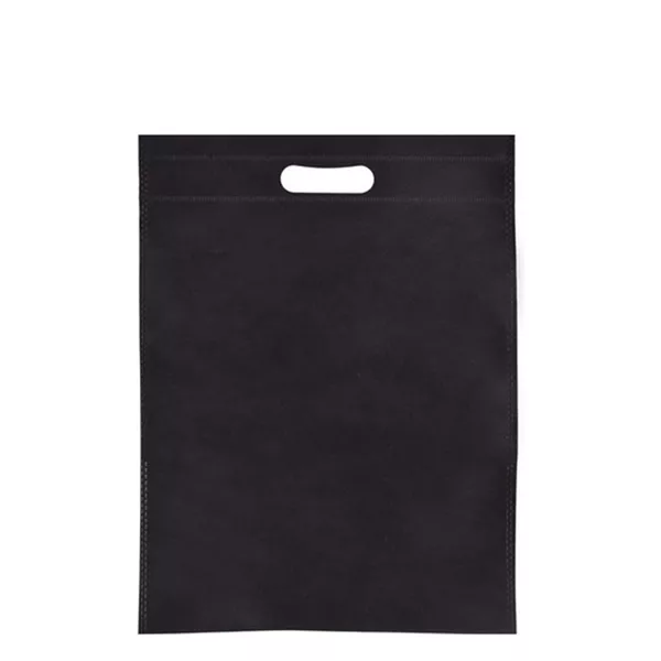 BOLSA TELA RIÑON GRANDE 30X40X10CM NEGRO