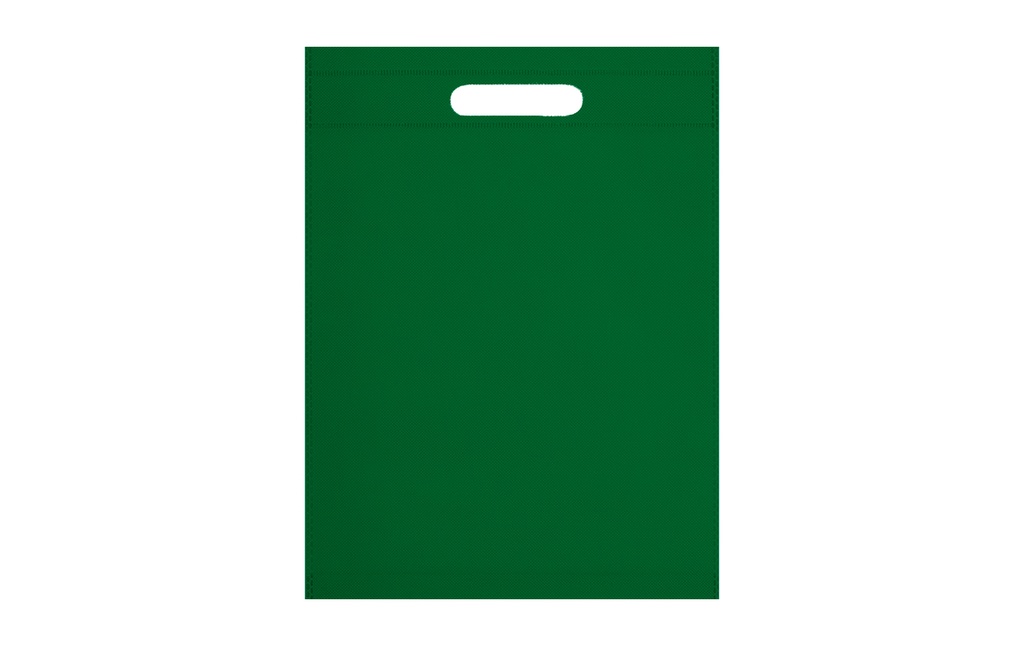 BOLSA TELA RIÑON GRANDE 30X40X10CM VERDE OSCURO