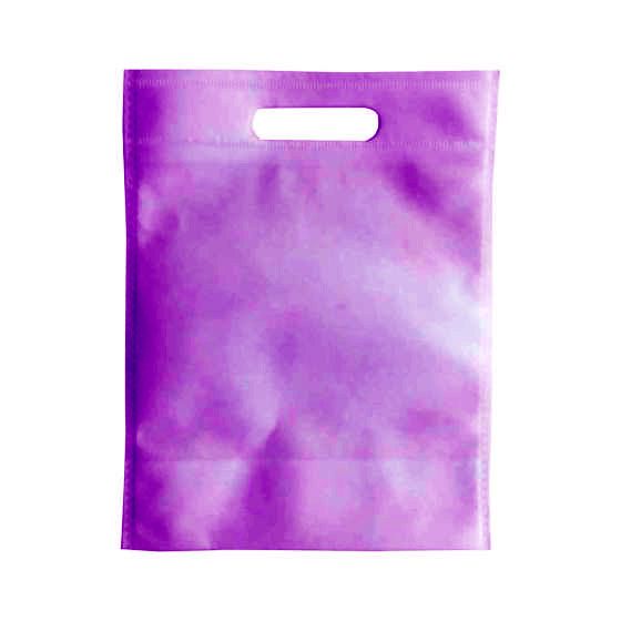 BOLSA TELA RIÑON GRANDE 30X40X10CM VIOLETA
