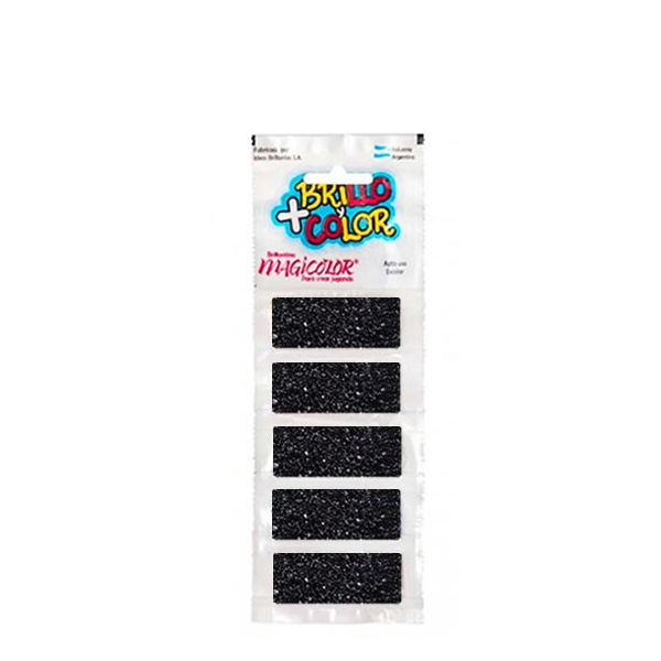 BRILLANTINA COLOR TIRA X5 NEGRO