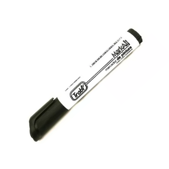 MARCADOR TRABI MARK ALL PINTURA NEGRO