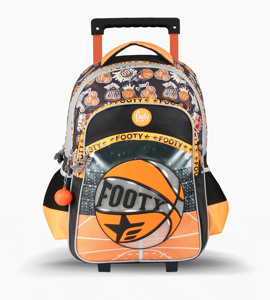 MOCHILA FOOTY CON CARRO 18''  JUMP CON LUZ