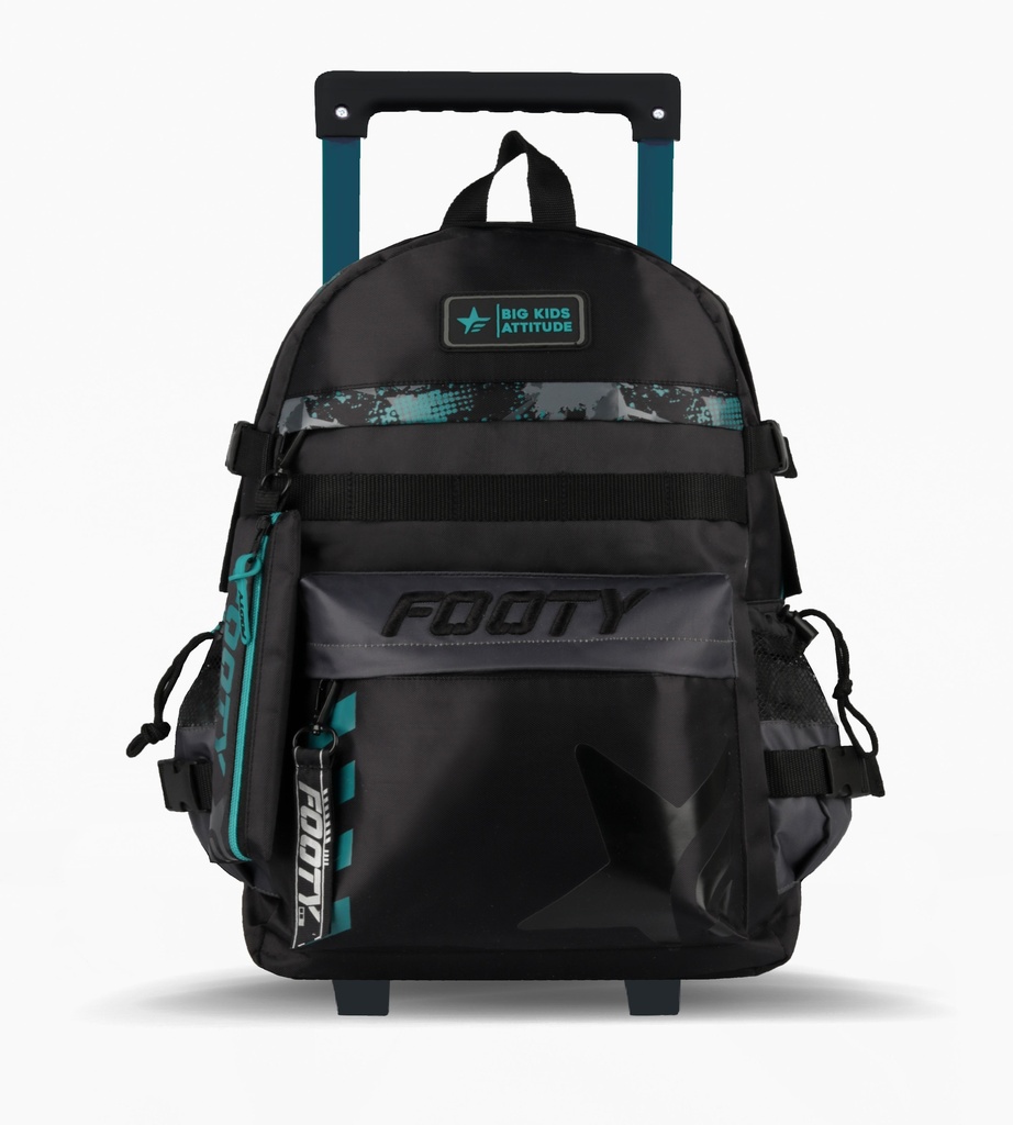 MOCHILA FOOTY CON CARRO 18'' BIG KIDS ABSTRACT
