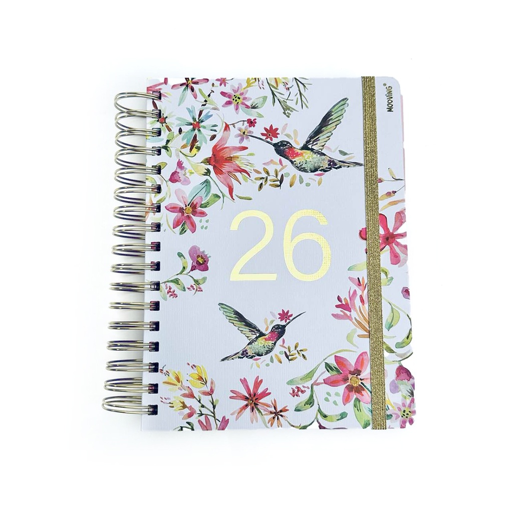AGENDA MOOVING 16.5X22 DXP FLORAL