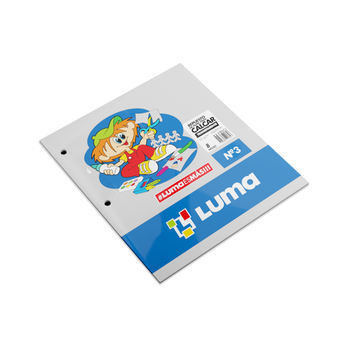 REPUESTO LUMA Nº3 PARA CALCAR X 8 HOJAS