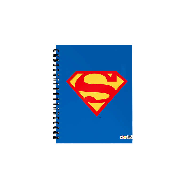 CUADERNO MOOVING TAPA DURA CON ESPIRAL 16X21 80H DC