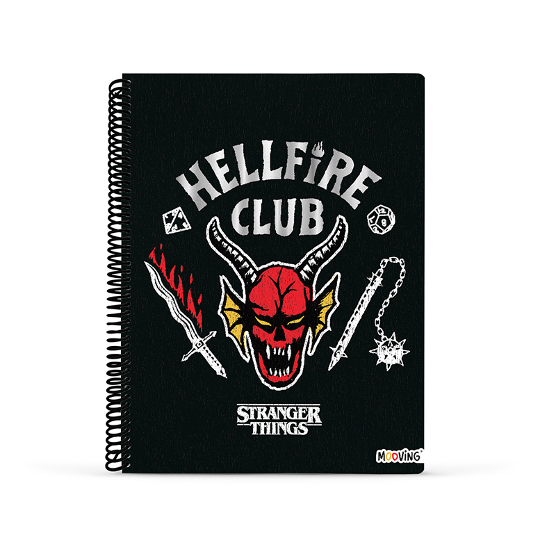 CUADERNO MOOVING A4 UNIVERSITARIO 80H STRANGER THINGS