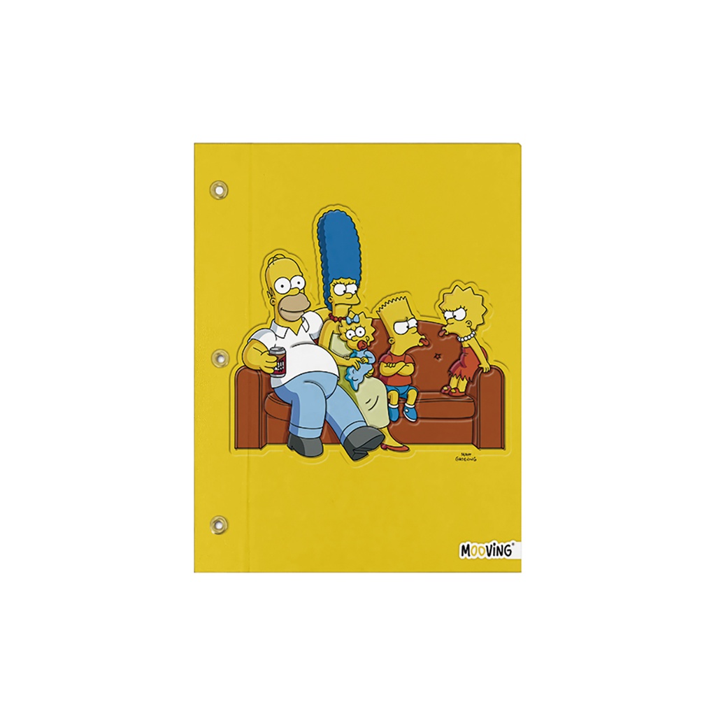 CARPETA Nº3 2 TAPAS MOOVING SIMPSONS
