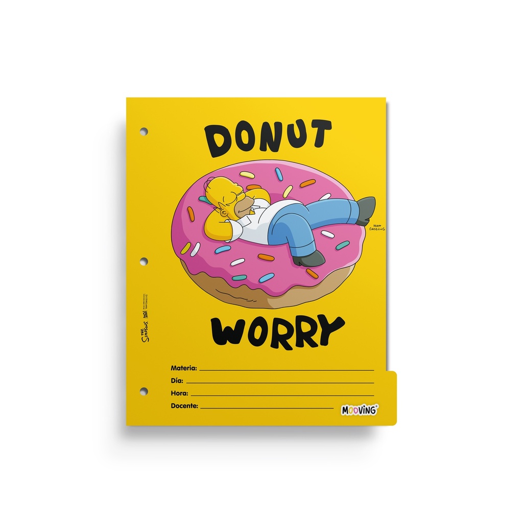 SEPARADOR ESCOLAR MOOVING X6 SIMPSONS