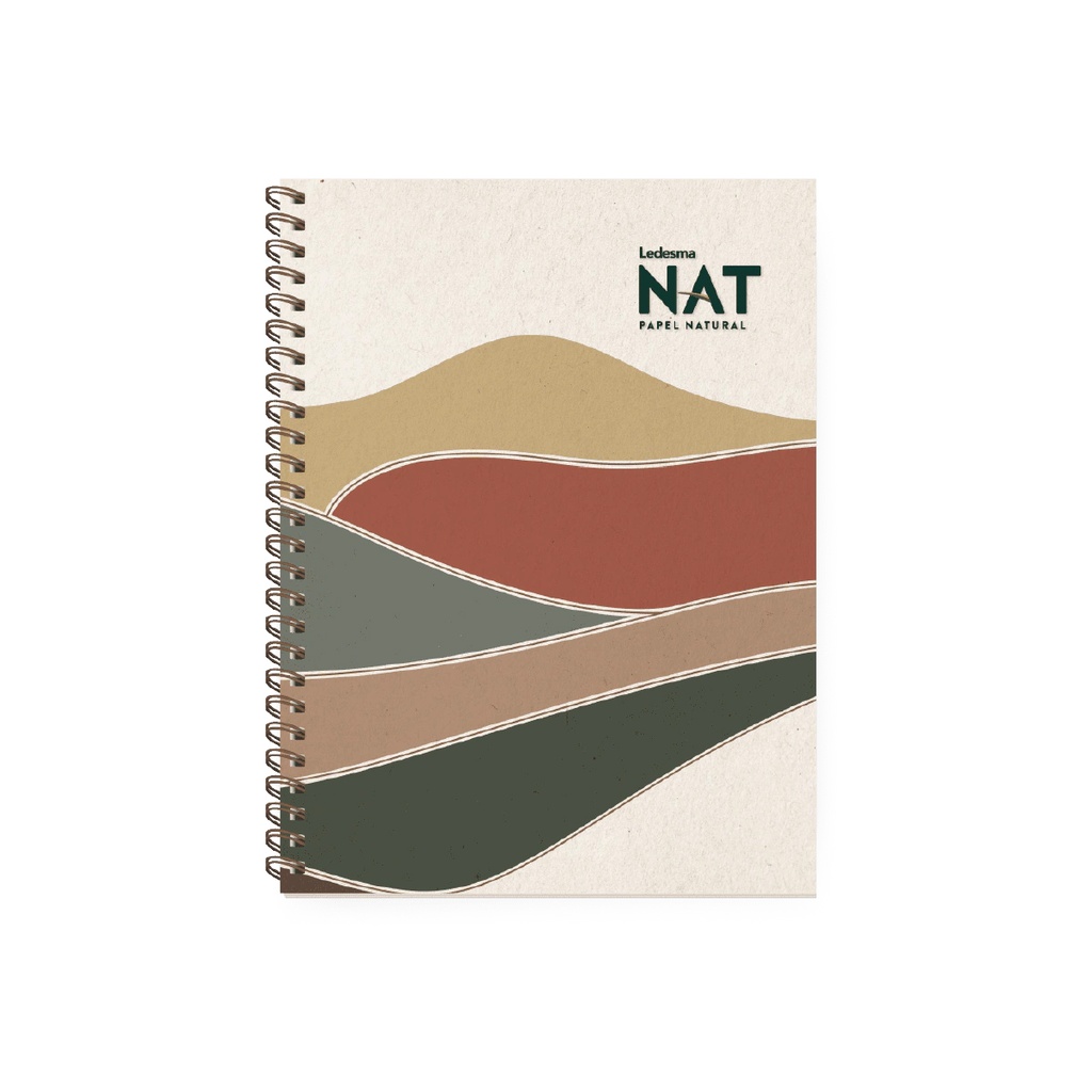 CUADERNO LEDESMA NAT TAPA DURA 22X29 100 HOJAS RAYADO LIQUIDACION