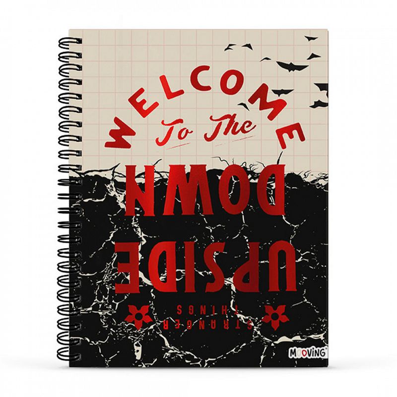 CUADERNO MOOVING A4 TAPA DURA 96 HOJAS STRANGER THINGS