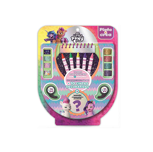 BLISTER PINTA Y CREA MY LITTLE PONY DISCONTINUO