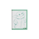 CUADERNO MOOVING 16X21 TAPA FLEXIBLE ABROCHADO 48 HOJAS STAR WARS