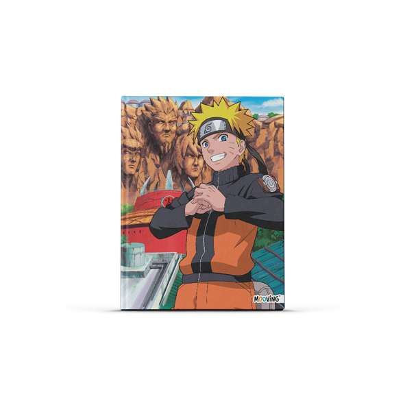 CUADERNO MOOVING 16X21 TAPA DURA COSIDO 48 HOJAS NARUTO