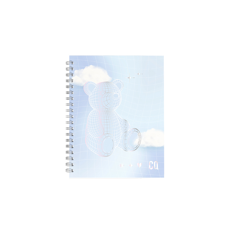CUADERNO MOOVING TAPA DURA CON ESPIRAL 16X21 80 HOJAS RAYADAS COMO QUIERES