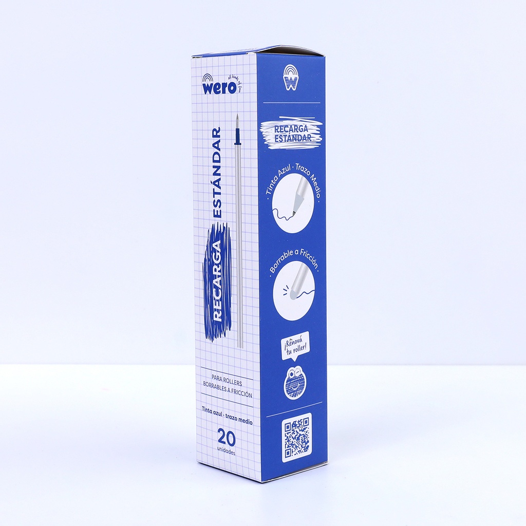 REPUESTO WERO BORRABLE GOOD IDEA X20 AZUL