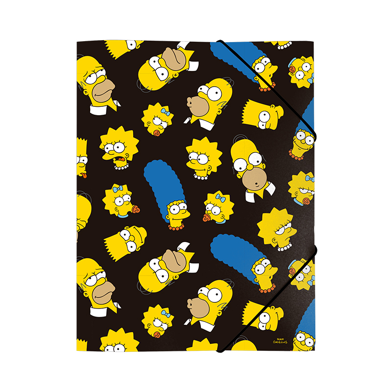 CARPETA 3 SOLAPAS OFICIO MOOVING SIMPSONS