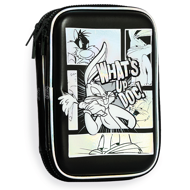 CARTUCHERA MOOVING DOBLE EVA LOONEY TUNES LIQUIDACION