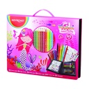 MALETIN KEYROAD PARA COLOREAR SIRENAS X 65 PIEZAS