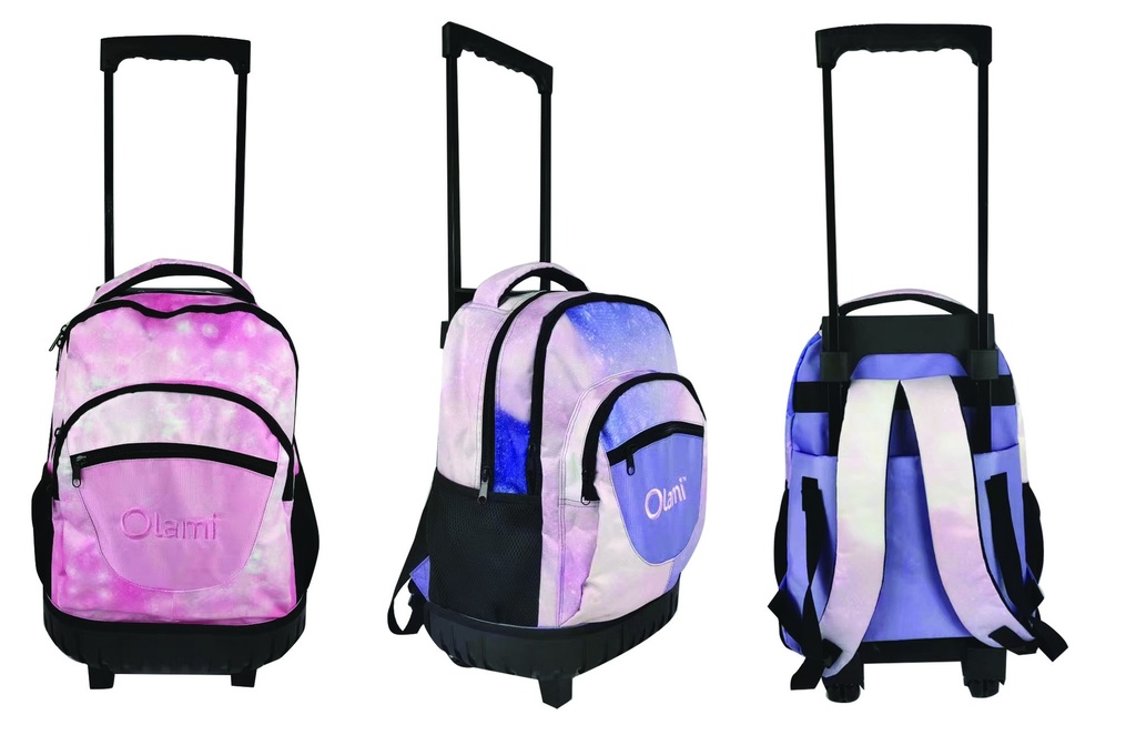 MOCHILA CON CARRO OLAMI GALAXY 18"