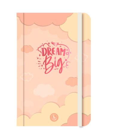 LIBRETA RY CON ELASTICO 9.5x14.5cm 80 HOJAS RAYADAS TRENDY 1006