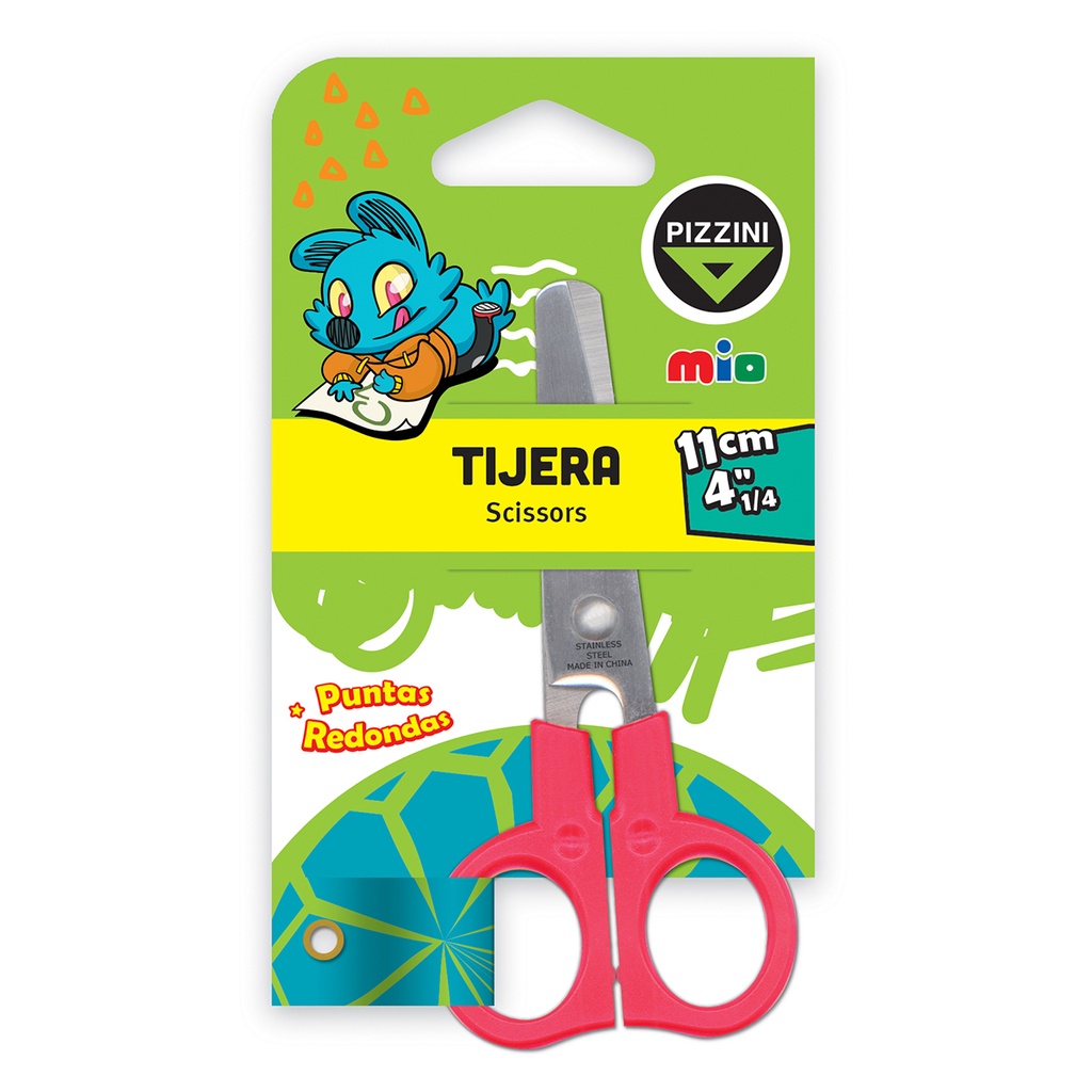 TIJERA PIZZINI 11CM PUNTA REDONDA