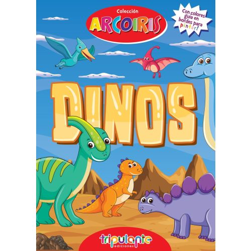 LIBRO ARCOIRIS DINOS