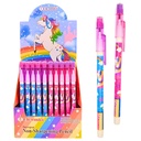 LAPIZ PUNTA INTERCAMBIABLE + GOMA UNICORNIOS