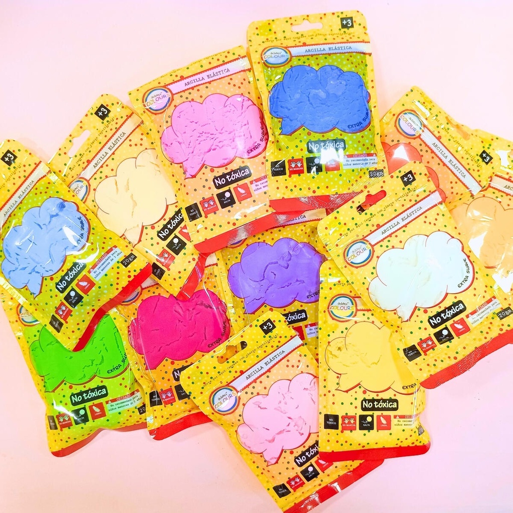 MASA SLIME 20G EN SOBRE CIERRE FACIL