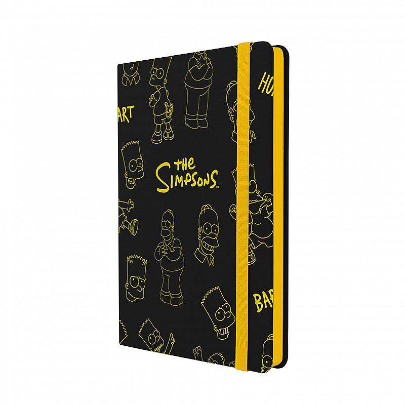 LIBRETA MOOVING NOTES A5 T/D SIMPSONS RAYADO