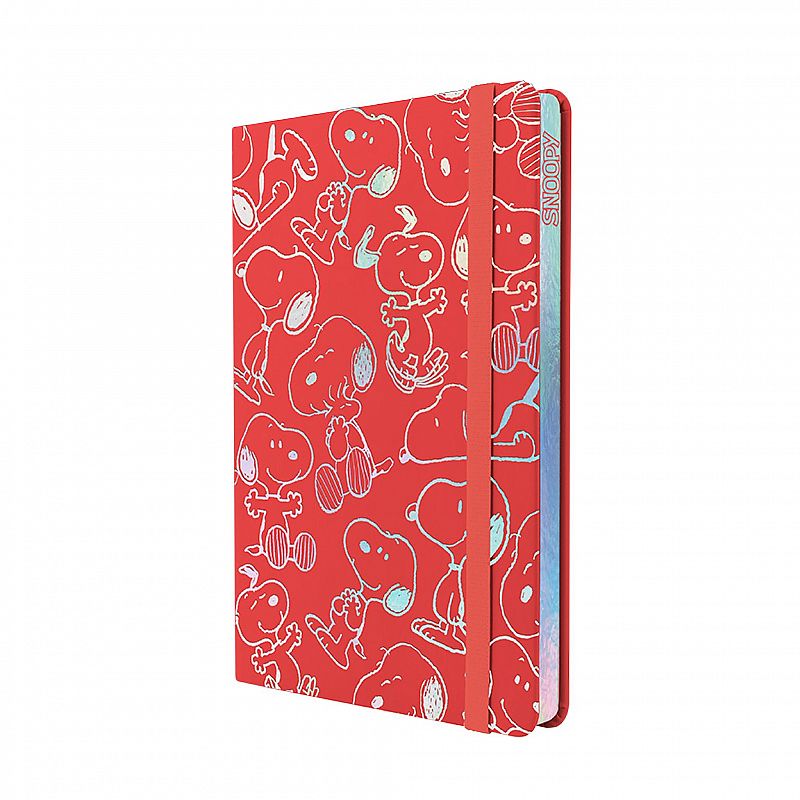LIBRETA MOOVING NOTES A5 T/D SNOOPY RAYADO
