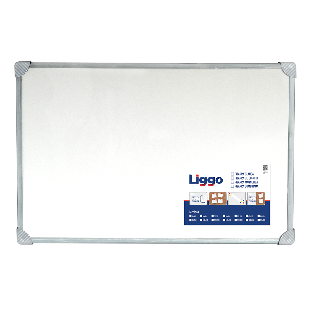 PIZARRA LIGGO 120X80 BLANCA