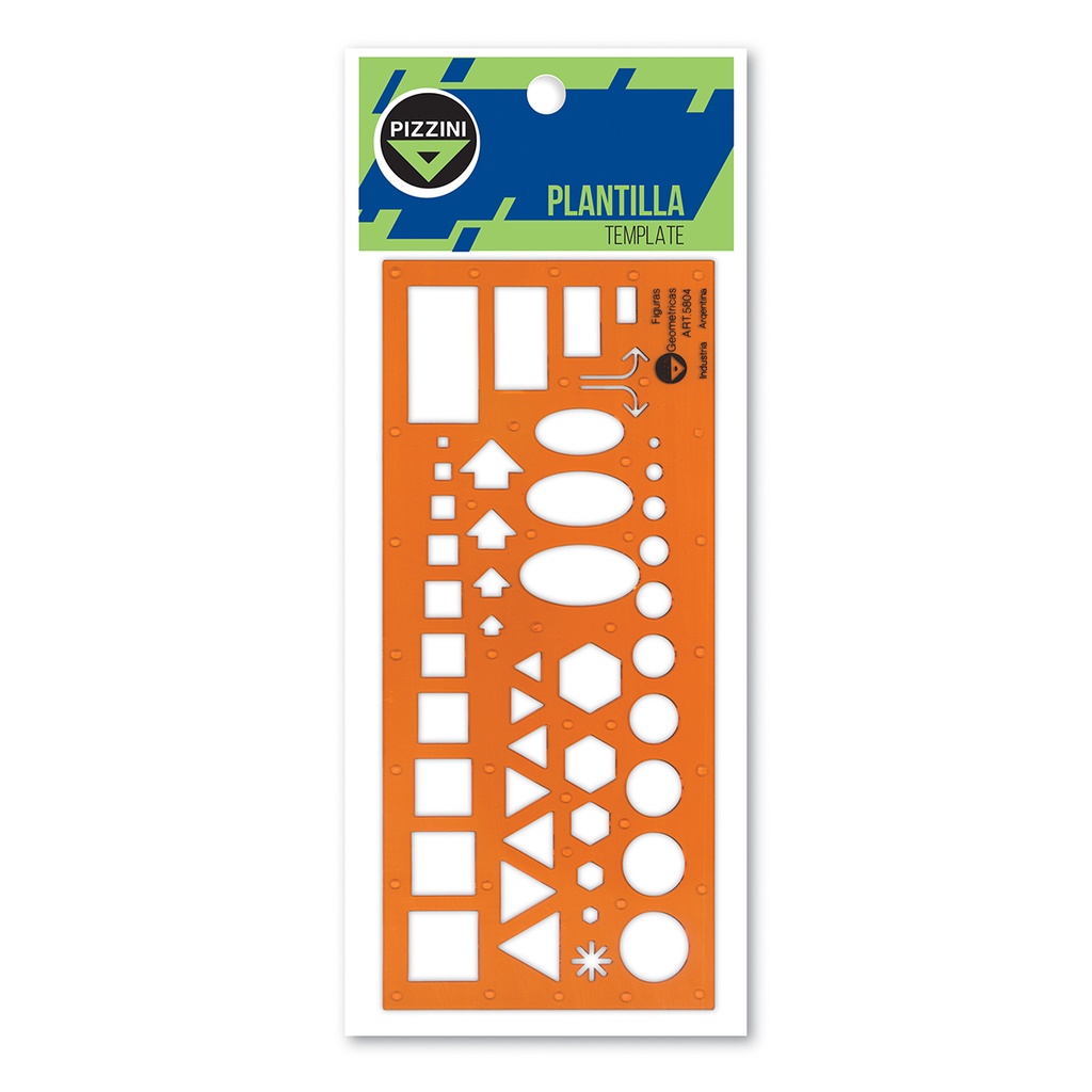 PLANTILLA PIZZINI FLEXIBLE FIGURAS GEOMETRICAS