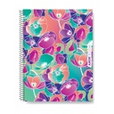 CUADERNO ARTE BLOOM 16X21 80H RAYADO TAPA SEMI RIGIDA