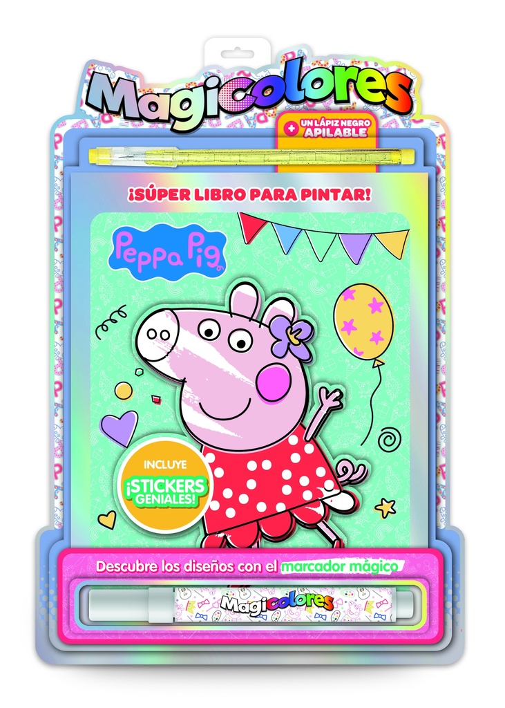 SET VERTICE MAGICOS COLORES PEPPA PIG