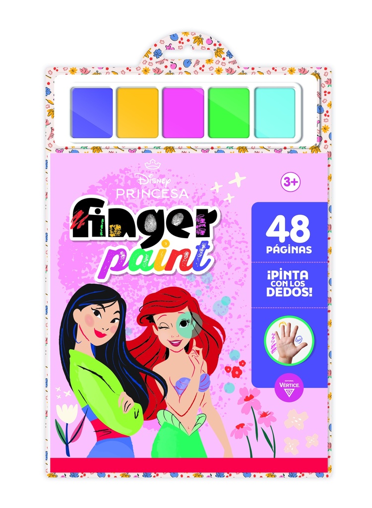 BLISTER VERTICE FINGER PAINT DISNEY PRINCESAS