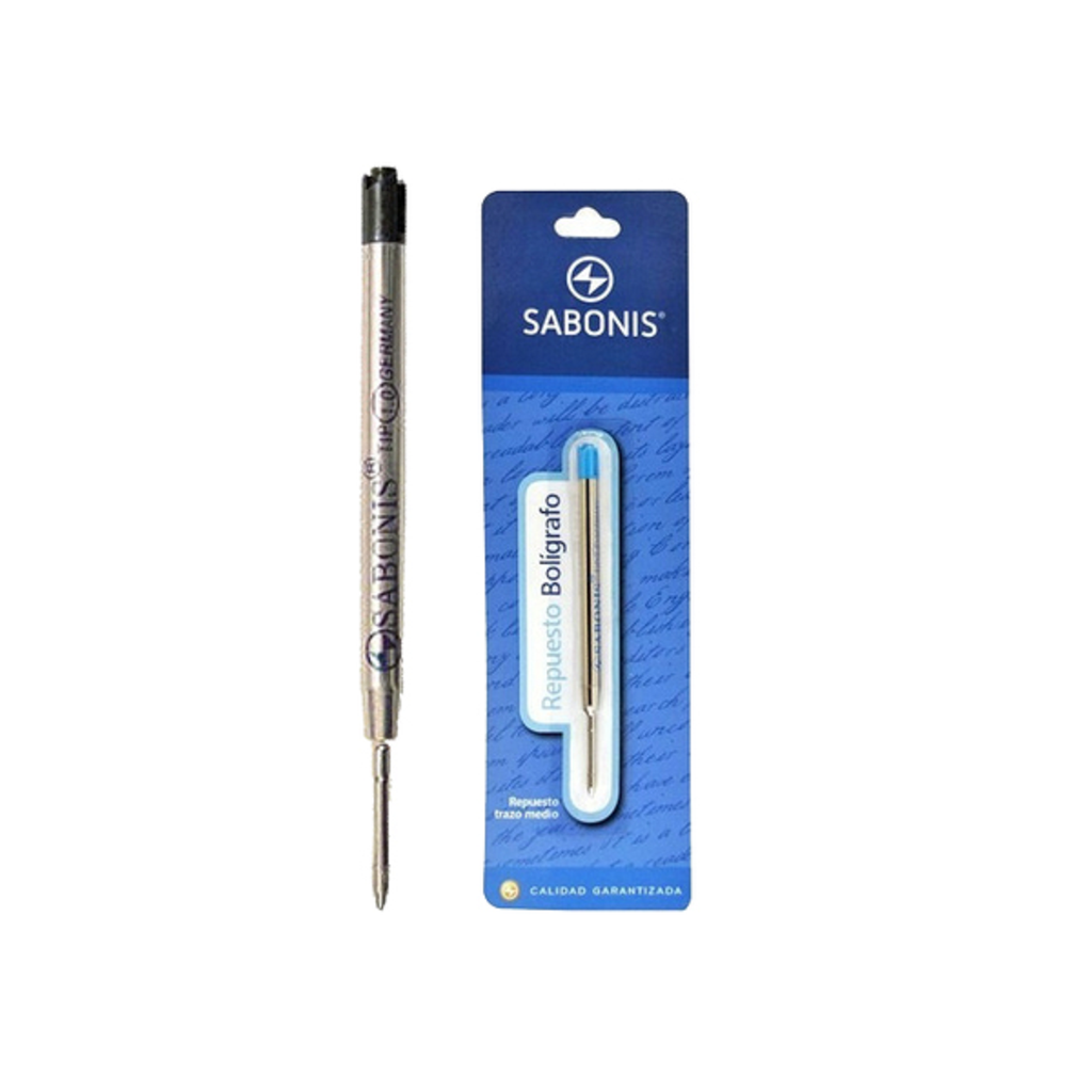 REPUESTO SABONIS PARA BOLIGRAFO MEDIO GIRO X1 NEGRO