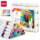 MARCADOR DELI ACRILICO X24 DOBLE PUNTA