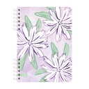 CUADERNO RY A5 ANILLADO 15x21cm 80 HOJAS RAYADAS LINEA ACUARELA 1018