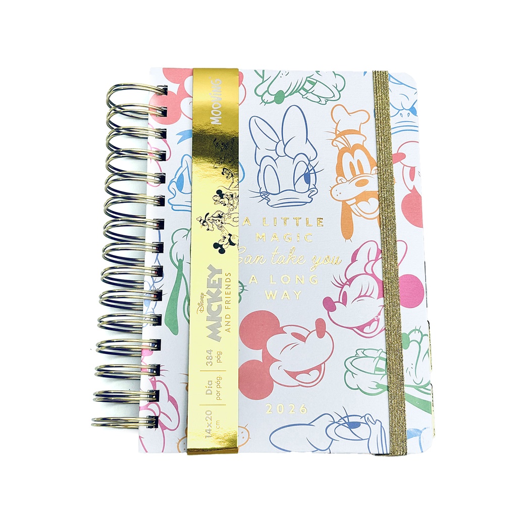 AGENDA MOOVING 14X20 DXP MICKEY Y FRIENDS