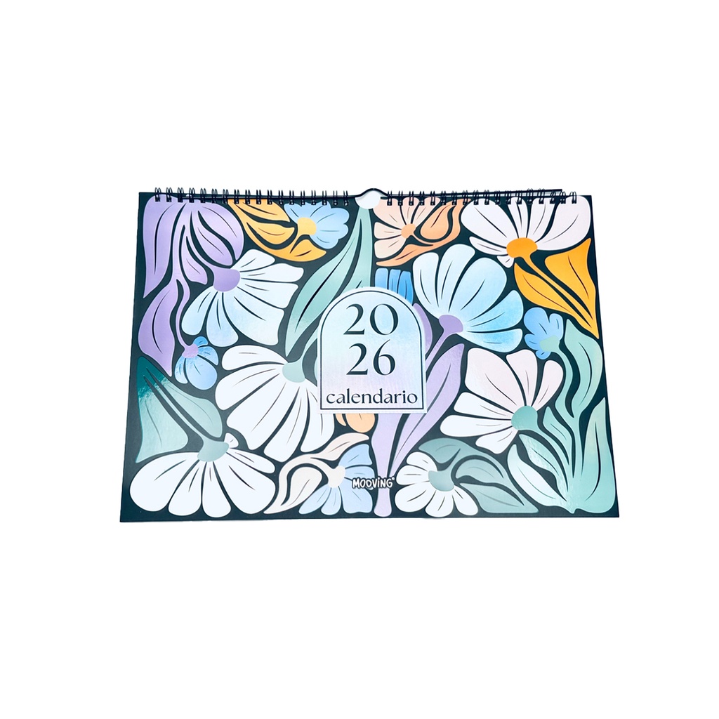 CALENDARIO MOOVING 35X25 FLORAL