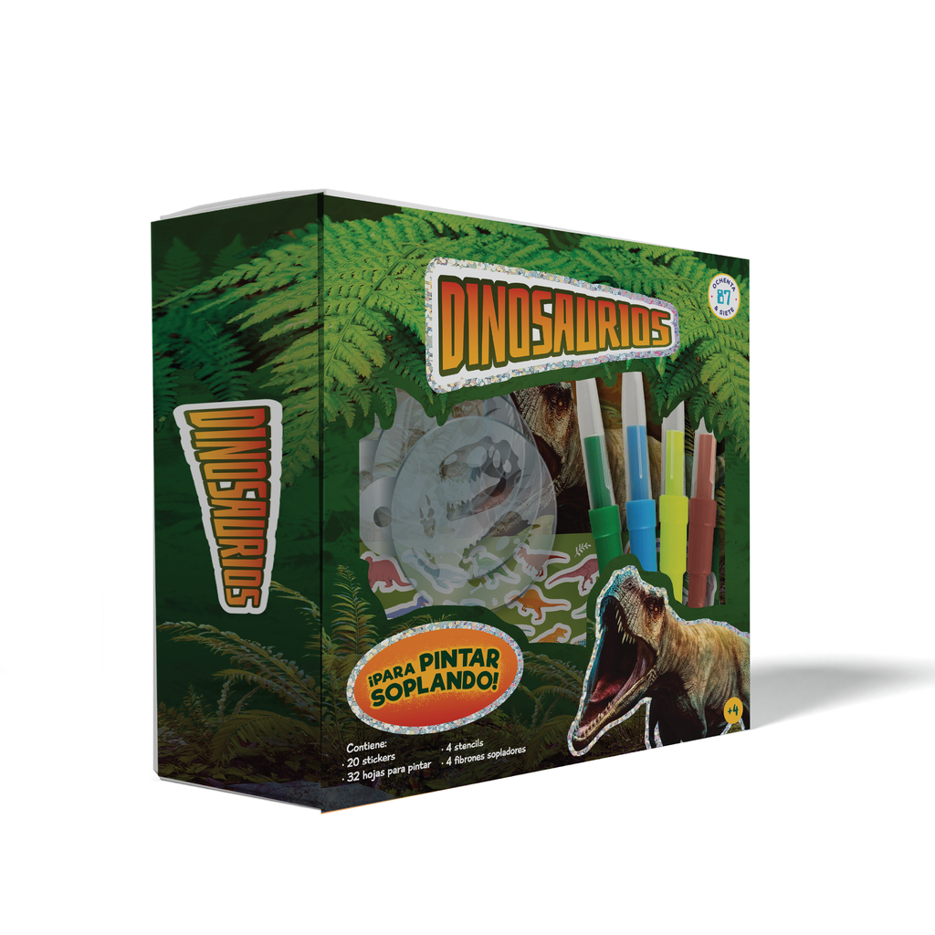 SET 87 PINTAR SOPLANDO DINOSAURIOS