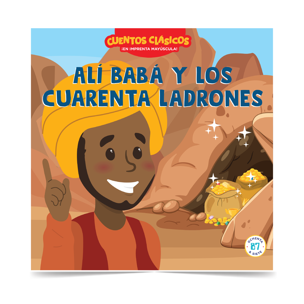 LIBRO 87 CUENTOS CLASICOS ALI BABA Y LOS CUARENTA LADRONES