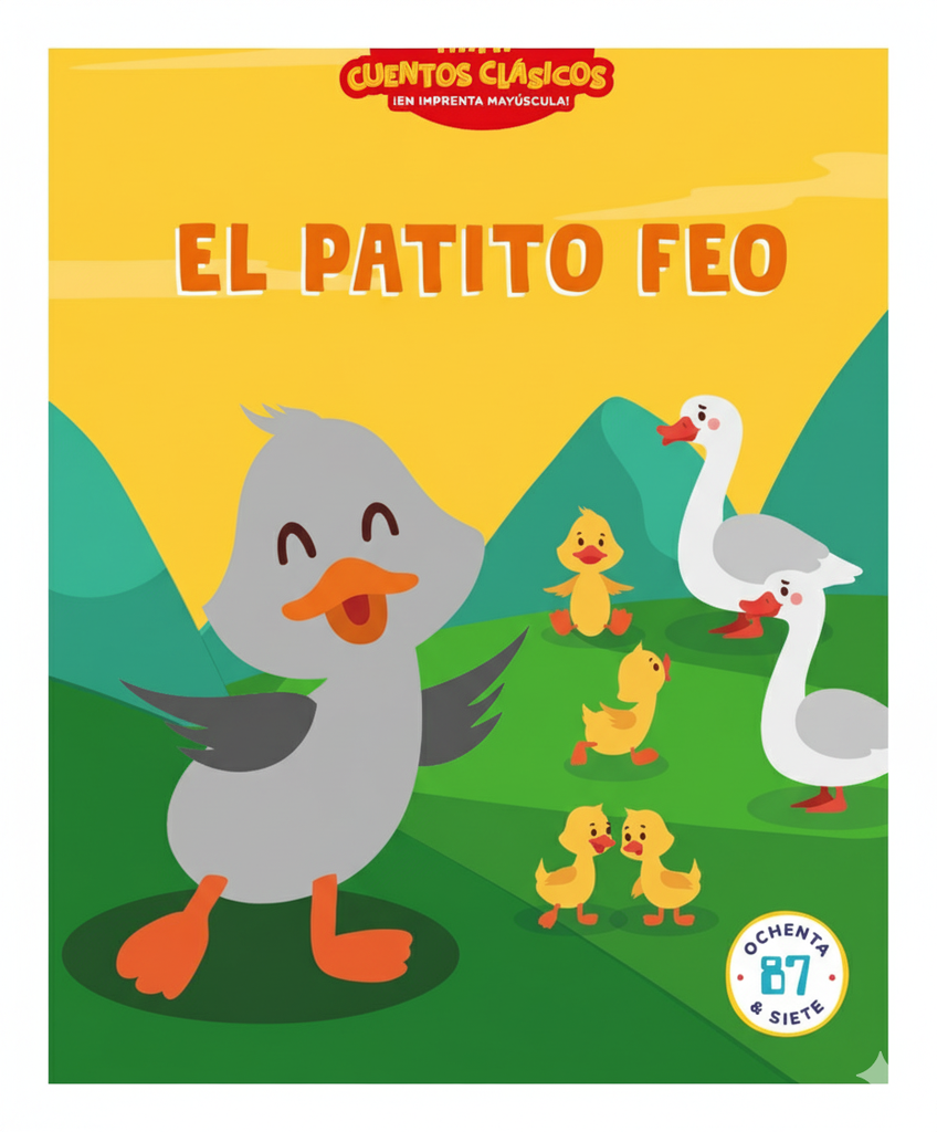 LIBRO 87 CUENTOS CLASICOS MINI EL PATITO FEO